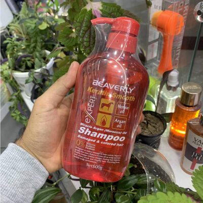 شامپو کراتین بیورلی ( بدون سولفات ) Shampoo BEAVERLY Keratin Smooth ا  600ml