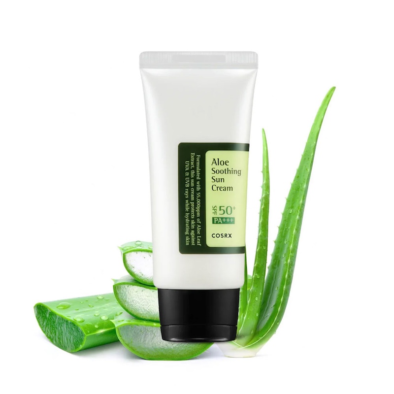 کرم ضد آفتاب کوزارکس SPF50 مدل ALOE SOOTHING آلوورا اورجینال