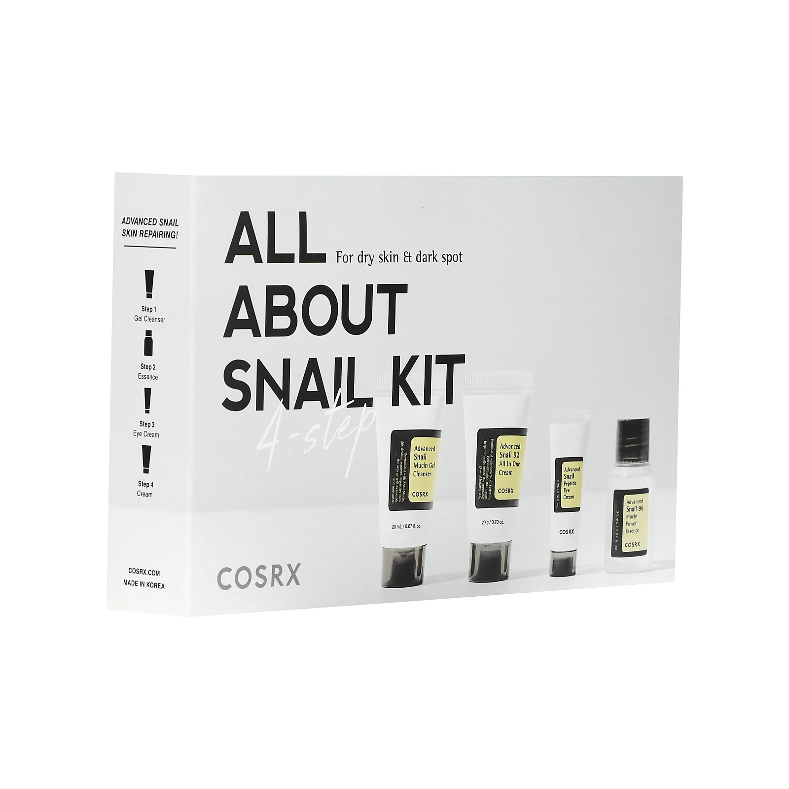 پک 4 مرحله ای حلزون کوزارکس snail_kit