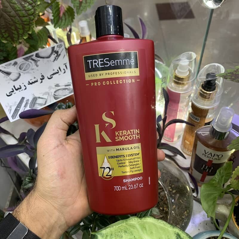 شامپو کراتین اسموت ترزمه Tresemme Keratin Smooth حجم 700 میل ا Tresemme Keratin Smooth