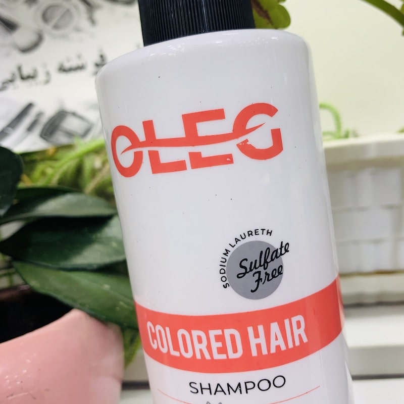 شامپو اولگ موهای رنگ شده OLEG Colored Hair Shampoo حجم 400 میل