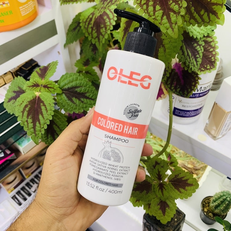 شامپو اولگ موهای رنگ شده OLEG Colored Hair Shampoo حجم 400 میل