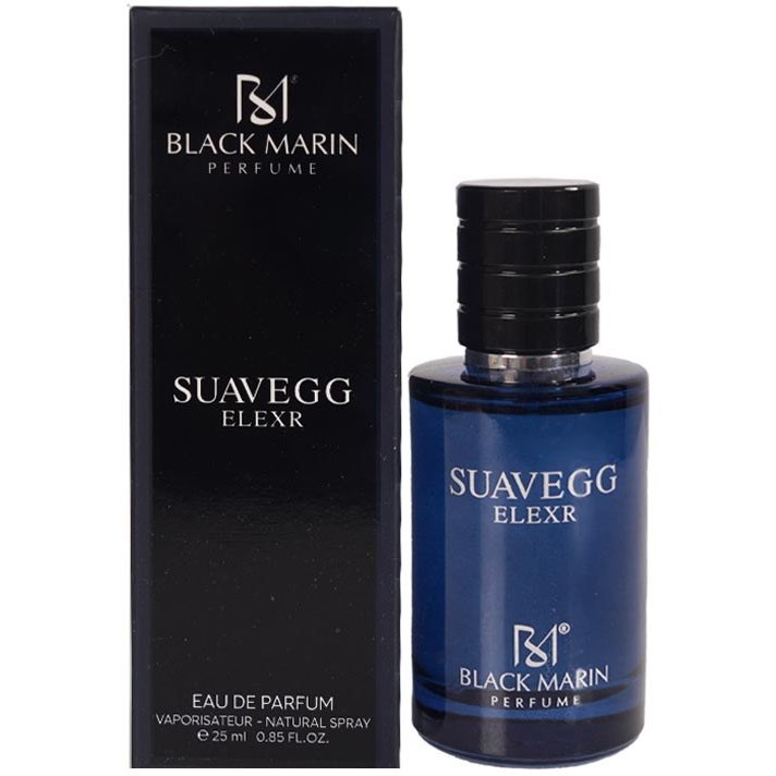 عطر مینی مردانه بلک مارین مدل SUAVEGG ELEXR